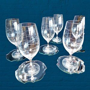 Set Of Six Leonardo Stemware